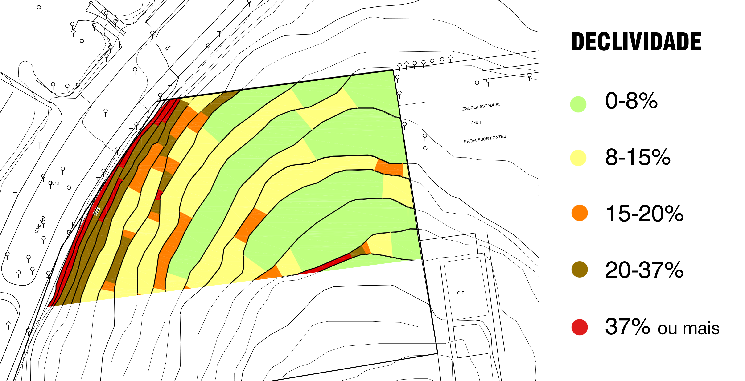mapa de declividade